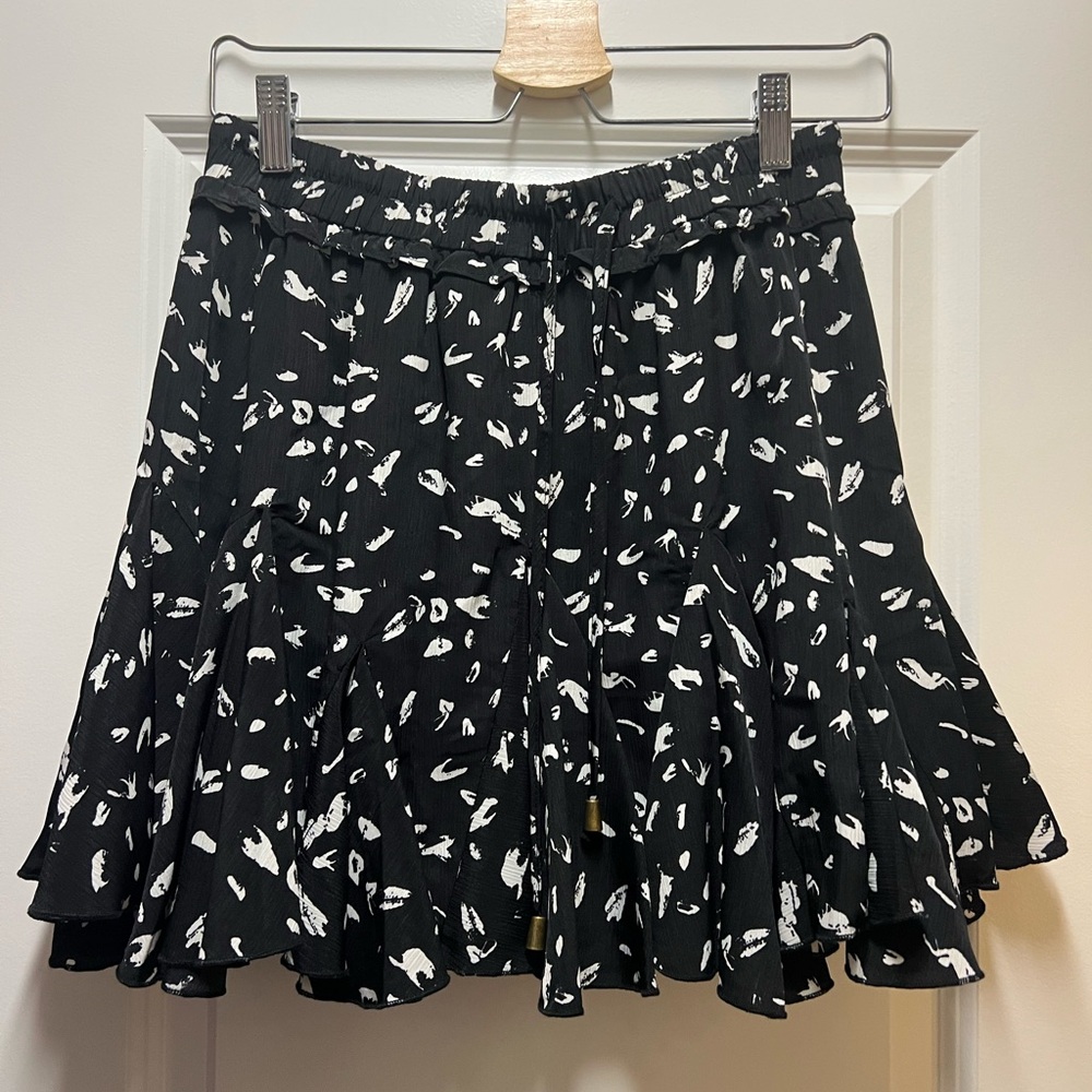 Black and White Women's Skirt